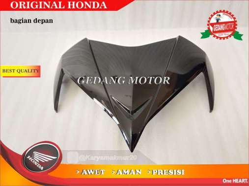 VISOR SUPRA X 125 2006-2013 BATMAN DEPAN ORIGINAL AHM 53204-KVL-N00FMB
