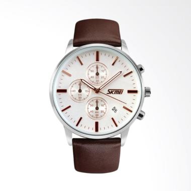 Skmei Jam Tangan Pria - Brown [Original/ 9103]