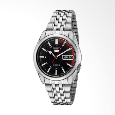 Seiko 5 Automatic Stainless Steel Jam Tangan Pria