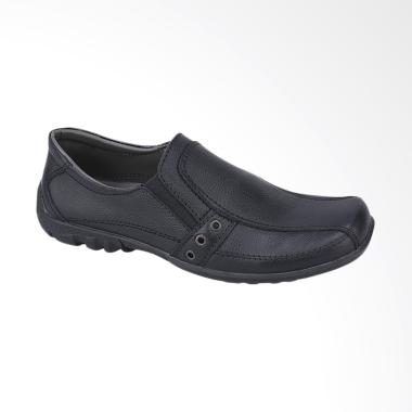 Syaqinah Kulit Sepatu Formal Pria - Hitam [483]