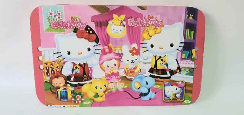 Meja Belajar Komputer Anak Kekinian Model Lipat Karakter Kartun Hello Kitty