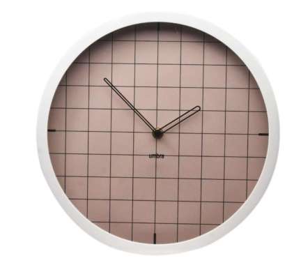 Umbra 30.4 Cm Jam Dinding Geo Putih