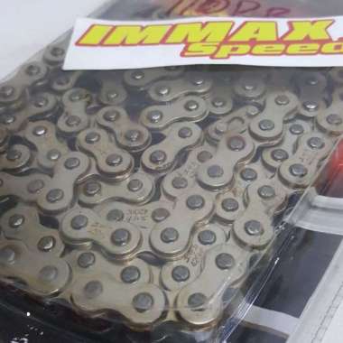 Yuzaka 420H 420H-104L 104 mata 104L Racing Chrome Nickel Silver Rantai Rante KSR 110 Vega ZR jupiter