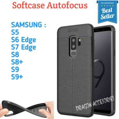 Autofocus S5 S6 S7 Edge S8 S8+ S9 S9+ Samsung Softcase Silikon Case Kulit Shockproof Casing S6 Edge