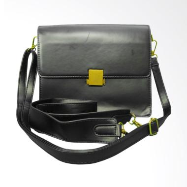 KarnaKamu Kulit High Quality Tas Selempang Wanita - Black