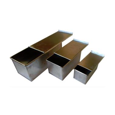 Kampung Kaleng Set Loyang untuk Roti Tawar [3 pcs] Silver