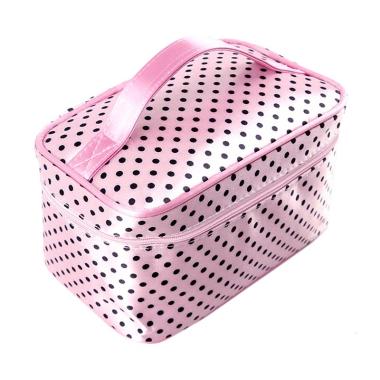 Paroparoshop Make Up Mini Polka Pouch - Pink