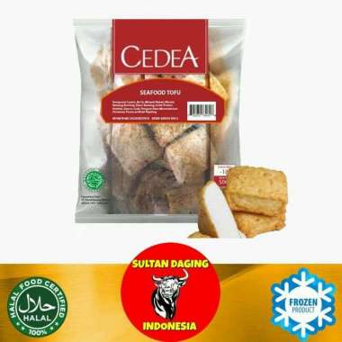 CEDEA SEAFOOD TOFU 500 GRAM/ CEDEA TOFU/ TOFU SEAFOOD/ CEDEA SEAFOOD/ SEAFOOD TOFU/ TOFU FROZEN/TOFU