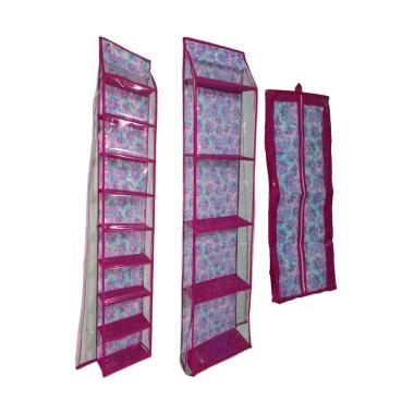 Angentyas Shoe Rack Paket Organizer - Pink