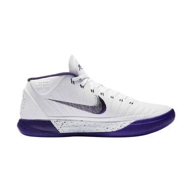 Nike Kobe AD White Sepatu Basket Pria - Purple