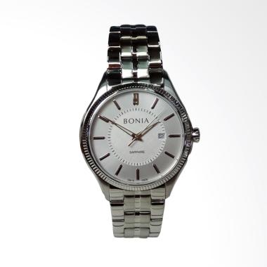 Bonia Sapphire Jam Tangan Pria - Silver [BNB10400-1312] Silver