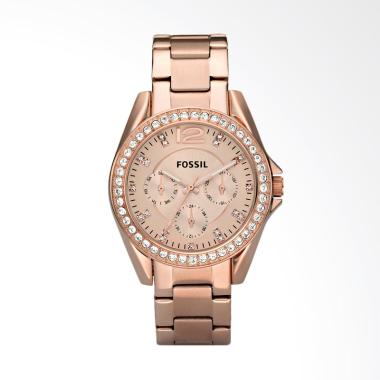 Fossil ES2811 Riley Crystal Multifunction Jam Tangan.
