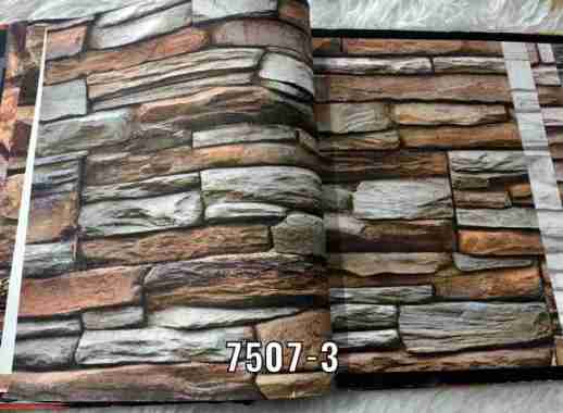 Wallpaper Dinding Motif Batu Alam Natural M Stone Roll Besar