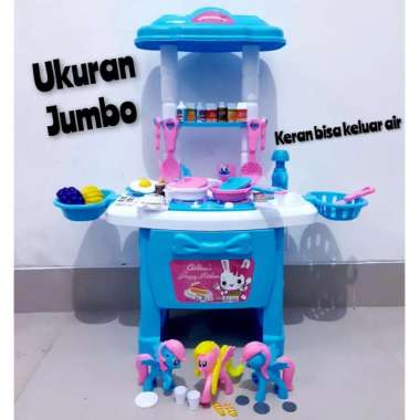 Mainan Kitchen Set Jumbo - Masak Masakan Besar Anak Perempuan Cewek