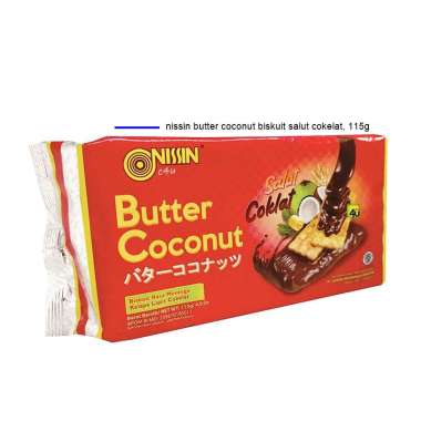 Promo Harga Nissin Biscuits Butter Coconut Chocolate 115 gr - Blibli