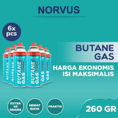 Butane Gas Bundling 6x 260g - Norvus