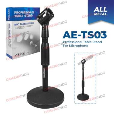 STAND MIC AE-TS03 FULL METAL mic table stand Podcast
