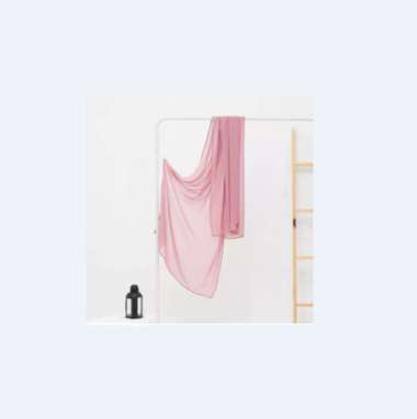 hijab pashmina Adhara crocet crocet tepi renda jilbab Babydoll ceruti premium deepblush