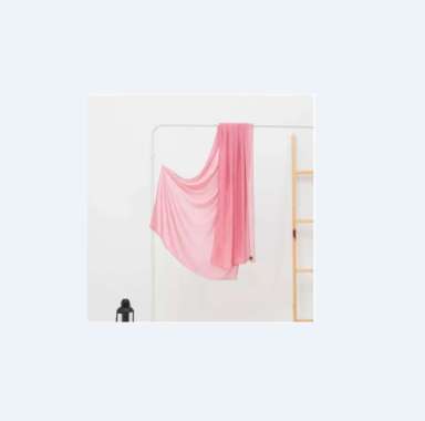 hijab pashmina Adhara crocet crocet tepi renda jilbab Babydoll ceruti premium Dusty