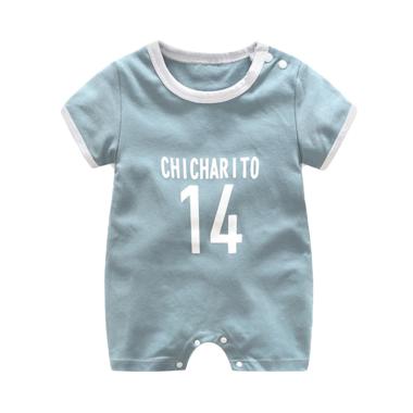 Abby Baby Chicharito Romper Baju Jumpsuit - Air Blue