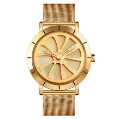 Jam Tangan Pria SKMEI Analog 9204 GOLD Water Resistant 30M
