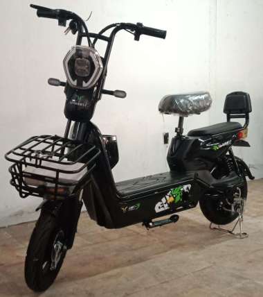 Sepeda Listrik Uwinfly DF3 - Dragon Fly Generasi 3 dengan Power Motor 500W Battery 48V 13Ah Hitam