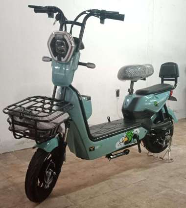 Sepeda Listrik Uwinfly DF3 - Dragon Fly Generasi 3 dengan Power Motor 500W Battery 48V 13Ah Biru Mud