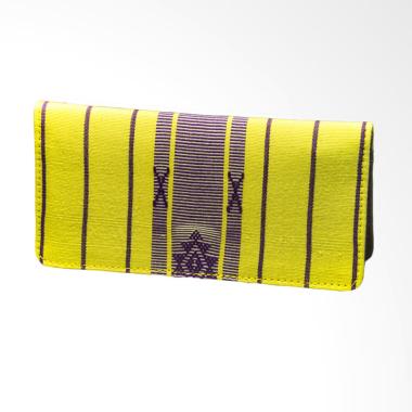 Etnus Udaya01 Tenun Etnik Lipat Dompet - Kuning