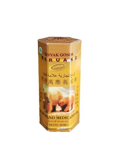 Minyak Gosok Cap Beruang Super 30ml -