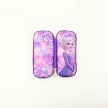 jktumbrella Kotak Pensil Anak - Tempat Pensil Anak Hardcase Smiggle Mini Karakter Frozen Ungu