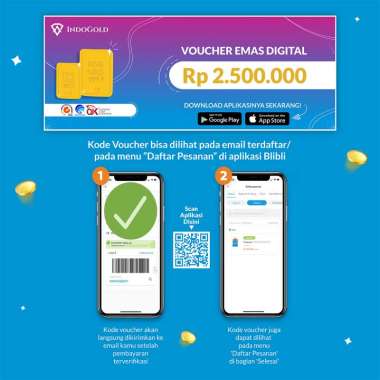 IndoGold Emas Digital Voucher [Rp2,500,000] -