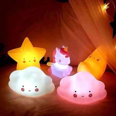 Lampu Tidur Karakter Lucu unicorn