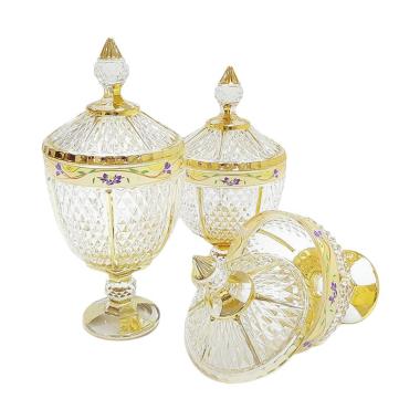 Vicenza VGC0456 Olivia Golden Kristal Lily Set Toples