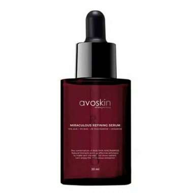 Avoskin Miraculous Refining Serum 30ml - Serum Eksfoliasi - Serum Pengangkat Sel Kulit Mati - Serum 