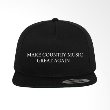 Jersi Clothing Make Country Music G ... napback Topi Pria - Hitam