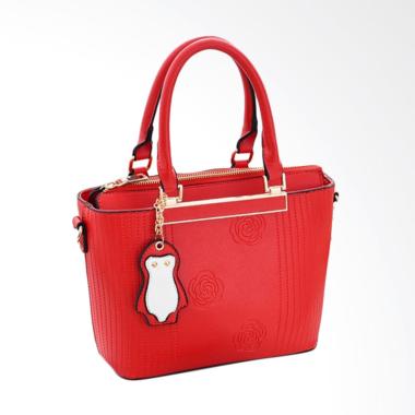 Purnama Motif Bunga Import Premium Hand Bag Wanita