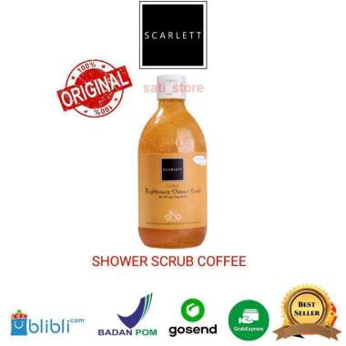 SCARLETT SCARLETT BRIGHTENING SHOWER SCRUB COFFEE VARIAN COFFEE SCARLETT