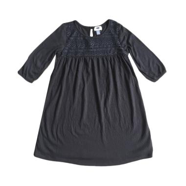 chloe's clozette Branded GA-06 Gamis Anak - Hitam