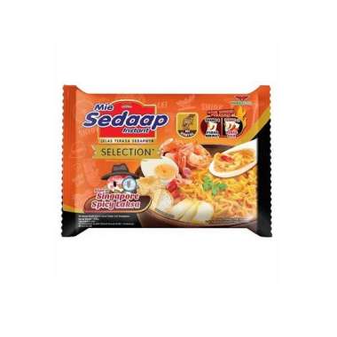 Promo Harga Sedaap Mie Kuah Singapore Spicy Laksa 83 gr - Blibli