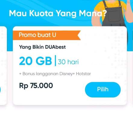 22 GB Kartu Perdana byU Telkomsel 22 GB 30 hari