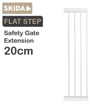 SKIDA Flat Step Extension 20cm Safety Gate Pagar Pengaman Bayi Anak