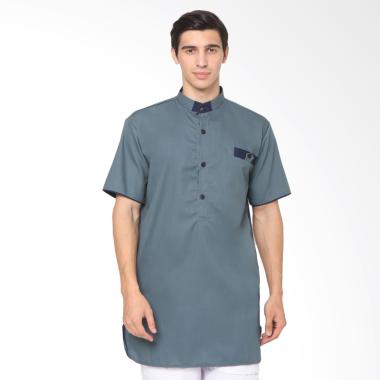 Zayidan Gamis Halim Baju Muslim Pria - Abu
