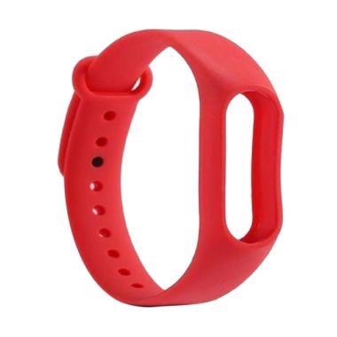 Xiaomi Tali Jam Silicon Strap Replacement for Xiaomi MI Band 2 Merah