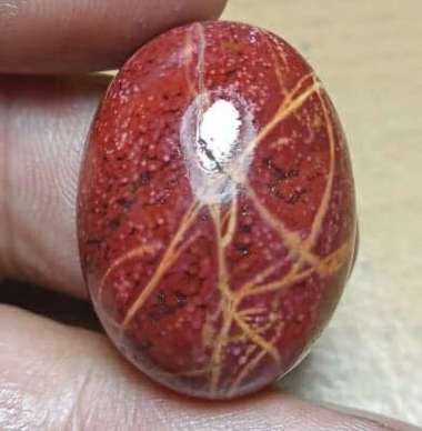 Natural Batu Akik Motif Gambar Badar Hati Ayam Antik