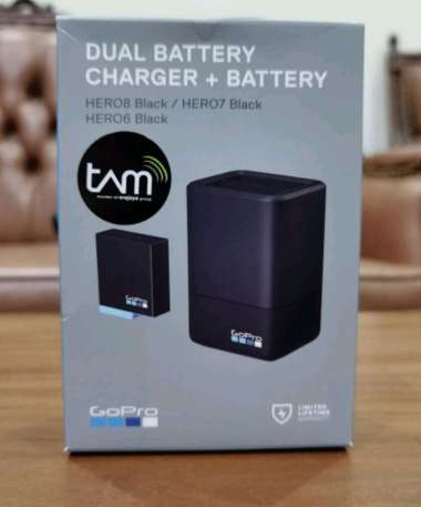GoPro HERO8 Battery Kamera + Dual Battery Charger - Black