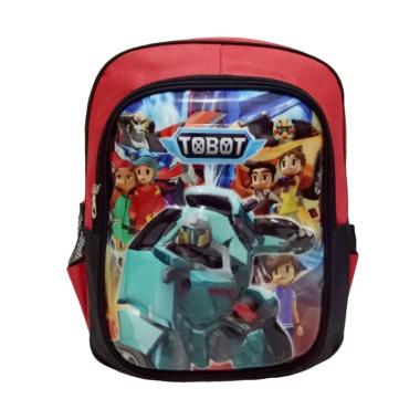 OEM Tobot 3D Tas Sekolah Anak - Merah