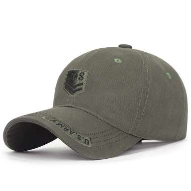 Baseball cap : US ARMY - Topi baseball topi golf topi pria topi wanita One Size GREEN