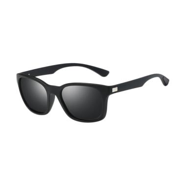 Enable Man Sunglasses Polarized Anti UV400 Kacamata Pria - Black