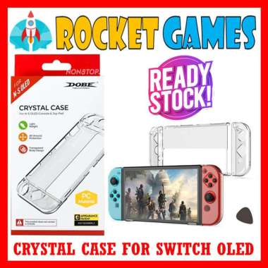 Rocket Games - DOBE CRYSTAL CASE NINTENDO SWITCH OLED TNS-1133B