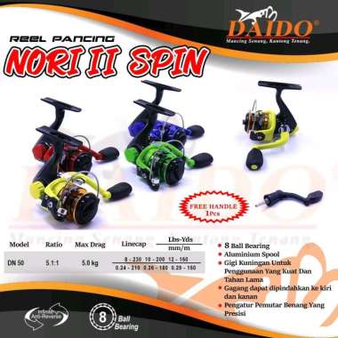 Reel mini Daido Nori II Spin free handle